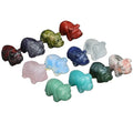 Huiying Crystal Crafts 1 Inch Stone Animal Pig Made Cute Natural Stone Engrave Ornament