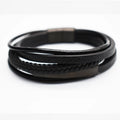 BMZ 2025  Punk Hip-hop Hot Sell Multi Options Leather Bracelet New