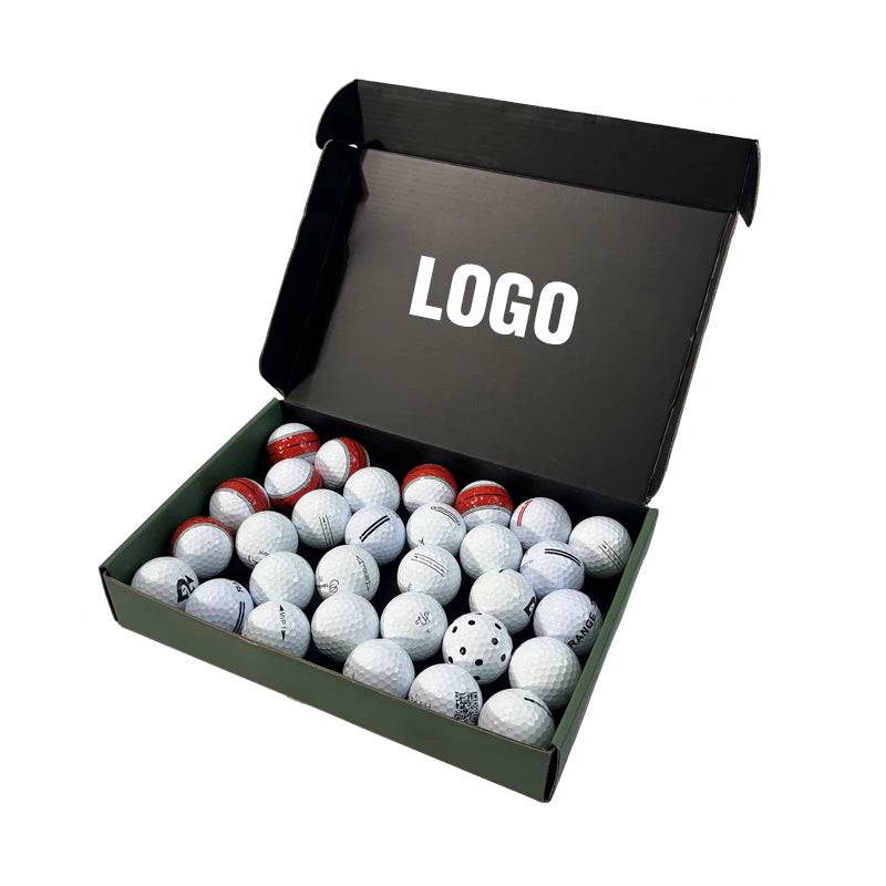 Wholesale Custom Golf Ball With Kraft Par Box Large and Cheap Packaging