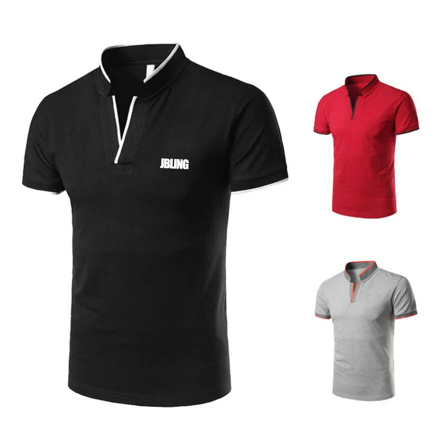 Custom Cotton  Fashion Cute Couple Design  Men's Golf Polo Shirt