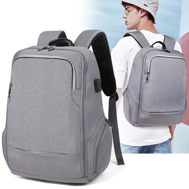 Hot Sale Antfleece Oxford Leisure Business Backpack Wear-resistant Oxford Outdoor Bag Large Capacity Student Backpack with USB