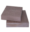 150X23mm Modern Easy-installation Anti-Slip Waterproof No Cracking No Warp WPC Deep Embossing Solid Decking Garden Outdoor