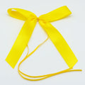Wholesale Sustainable Polyester Satin & Silk Pre-Tied Ribbon Bows Single Face Printed Logo for Hair and Box Wrapping