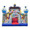 Customized PVC Outer Space Rocket Theme Jumping Castle Bounce House Moonwalk Inflatable Bouncer Slide Combo EN14960 Certified