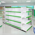 New Design Wood Grain Supermarket Shelving for Sale Grocery Gondola Shelf Supermarket Shelves MegaBDM