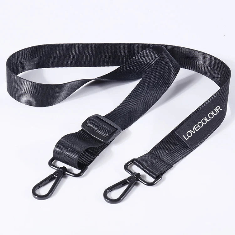 Custom Logo Adjustable Nylon Shoulder Strap Lanyard for Bags