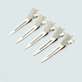 SongMay Single 4.5cm Alloy Proing Duckbill Clips for Hair Extensions Styling & Crafting Party Use Silvery Fashion