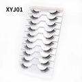 Half Fake Eyelashes Half Lashes Soft Natural Cat Eye Lashes Natural Look clear Band Eyelashes Fluffy Eyelashes