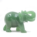 Huiying Home Decoration Animal Statue Stone Green Aventurine Elephant 2 Inch