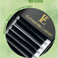 Handmade Mega Russian Individual Lashes Volume Lash Trays False Eyelash Extensions in Natural Style 0.07mm-0.10mm Thickness
