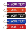 Custom Double-Sided Felt Keychain with Embroidery Durable Key Holder Accessory