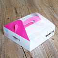 Wholesale Price Eco-friendly Recycled Materials Art Paper Folders Lunch Box Disposable Takeaway Doughnut Sushi Packaging