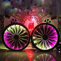Large Industrial Style 3D Fan Shape LED Metal Airplane Propeller for Indoor Wall Pendant  Decor