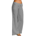 Women's Casual Loose Trousers Stretch Waist Flared Yoga Pants Plus Size Women's Pants