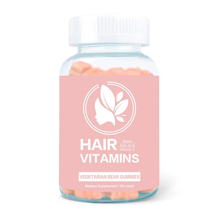 Manufacturer Wholesale Hair Growth Vegan Natural Organic Omega Best Vitamins C B E Supplement Bear Gummies