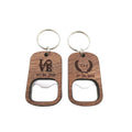 Personalized Bottle Opener Keychain Wedding Men Gifts Engraved Rustic Wooden Keyrings Groomsmen Bridesmaid Gift - Wedding Shop