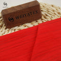 Custom Color Reactive Dyeing Red Black Stripe Dobby Light Weight 80% Rayon 18% Nylon 2% Spandex Woven Fabric