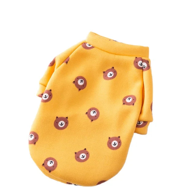 Cutting Process Pet Hoodie Dog Clothing Hot Selling Cartoon Various Styles 3D Cute Soft Sweaters & Sweatshirts Various Size