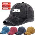 Wholesale Manufactured Custom Embroidery Logo 6 Panel Outdoor Vintage Washed Cotton Twill Casual Baseball Trucker  Hats Dad Cap