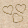 10pcs/lot 39x35mm Antique Bronze Plated Heart Handmade Charms Pendant:DIY Jewelry Findings for Bracelet Necklace