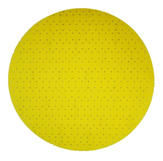 PMS 225mm 9inch Drywall Multi-holes Yellow Sandpaper Disc for Drywall Sanders with Hook and Loop