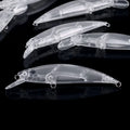 Hengjia 8cm 9g Blank Minnow Hard Plastic Fishing Lures 3d Lure Eyes Fishing Lures Fishing Tackle Artificial Bait