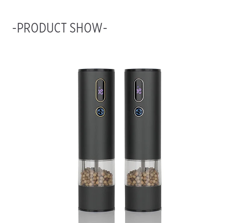 New Creative 2023 Salt & Pepper Grinder With Temperature and Humidity Display