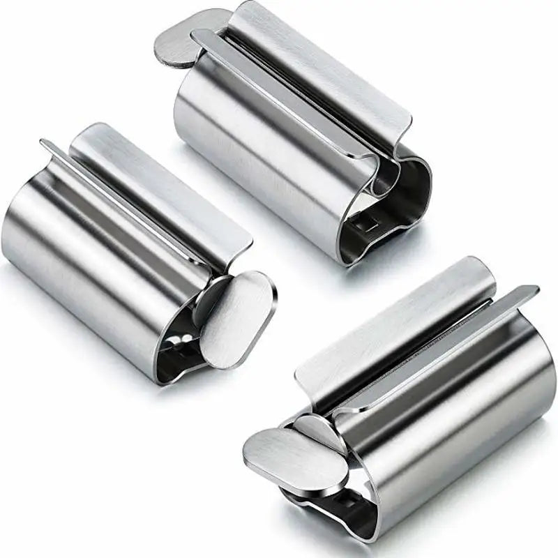 Stainless Toothpaste Squeezer Metal Toothpaste Tube Roller Toothpaste Dispenser for Kids Countertop