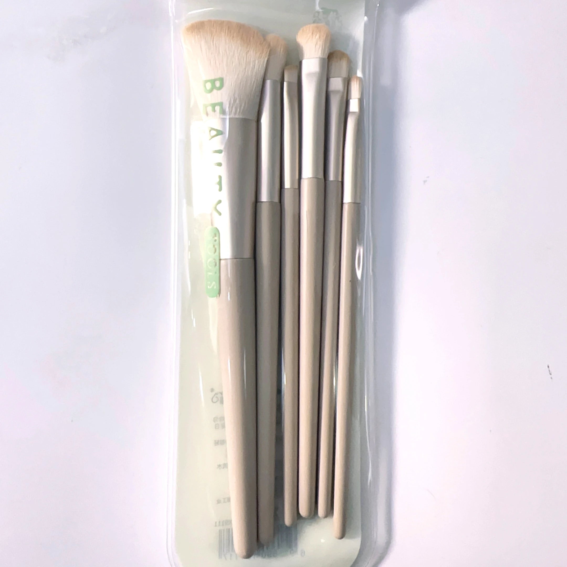 S.belle Eye Shadow Eyebrow Brush Multiple Function Combo Brush Set 6pcs Colorful Unique Soft Makeup Brushes