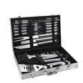 BBQ Grill Accessories Set Stainless Steel Grill Utensils with Non-Slip Handle in Aluminum Case BBQ Grill Accessories Set