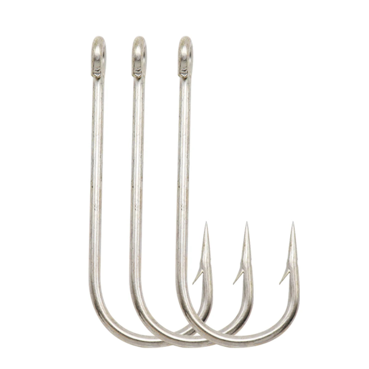 Custom Logo High Carbon Steel Long Shank Hook for Saltwater Fishing in Lake Stream or River