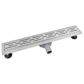 Factory Direct 304 Stainless Steel Linear Shower Drain Long Floor Strainer with Different Cover Channel High Quality Drainer