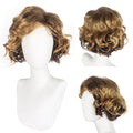 Wholesale Price  White Male Blond Wigs Fluffy Natural Layered  Wave Wig Glod Blonde Long  Synthetic Hair Wigs