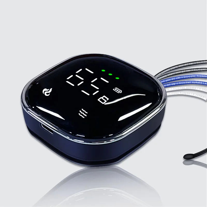 EMS Waist Belt Switch Low-Frequency Pulse Heating and Vibration Waist Belt Digital Display Temperature Adjustment Switch