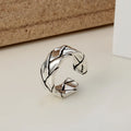 Rainbowking Non Tarnish S925 Sterling Silver Modern Vintage Chunky Ring Handmade Anillos Plata Ley 925