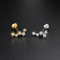 Piercing Earrings Women 1pc Daith Helix Body Jewelry Silver Color Cartilage Ear Accessories Conch Rook Tragus Lobe LAMOON