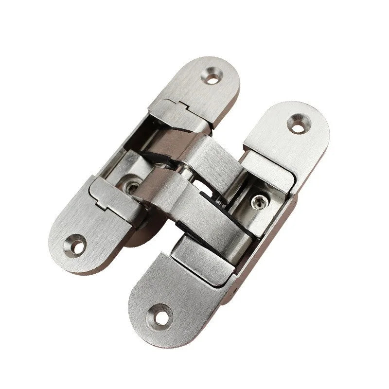 Modern Heavy Duty 60KG Bear Capacity 3D Adjustable Invisible Concealed Zinc Alloy Door Hinges for Bookcase Kitchen Wardrobes