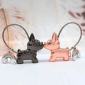 Novelty Bungou Stray Dogs Crystal Keychain Metal Alloy Zinc for Girl Lovers Laser Logo for Couples Gifts