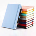 Custom Logo A5 Hardcover Faux Leather Meeting Notebook Personalized Journal for Business
