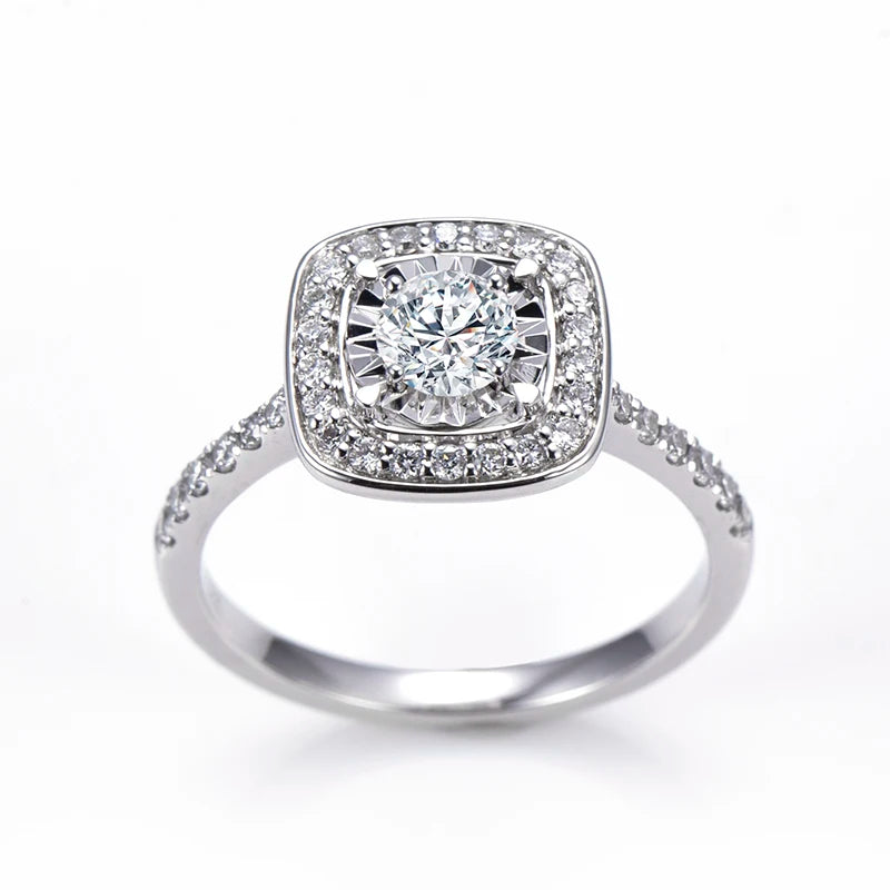 MSR-1183 Diamond Rings 18k Gold Wedding Engagement Lab Grown Diamond Jewelry Ring Women's Diamond Rings Wedding Jewelry