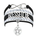 Prince Wonder Woman Girl Purple Rain Jersey Girl Queen Blessed Be Walking Dead Arrow Supernatural Poker Joker Bracelet