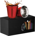 Double Wall Stainless Steel Espresso Mug for Turkish Tea Arabic Coffee Vacuum Insulated Nespresso Cups 2 Pack