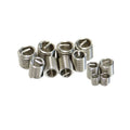 304 Stainless Steel Wire Thread Sleeve Metric Thread Inserts Fully Threaded Polished Finish Waterproof Rust Resistant