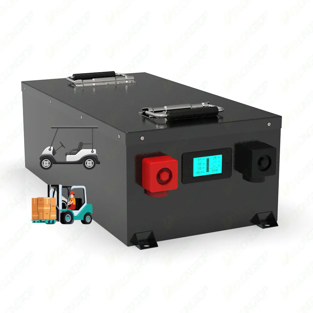 Lithium Iron Phosphate 72 Volt 72V 80Ah 100Ah 200Ah 6KWH Lifepo4 Battery Pack for E Vehicles Golf Cart Forklift Motorcycles