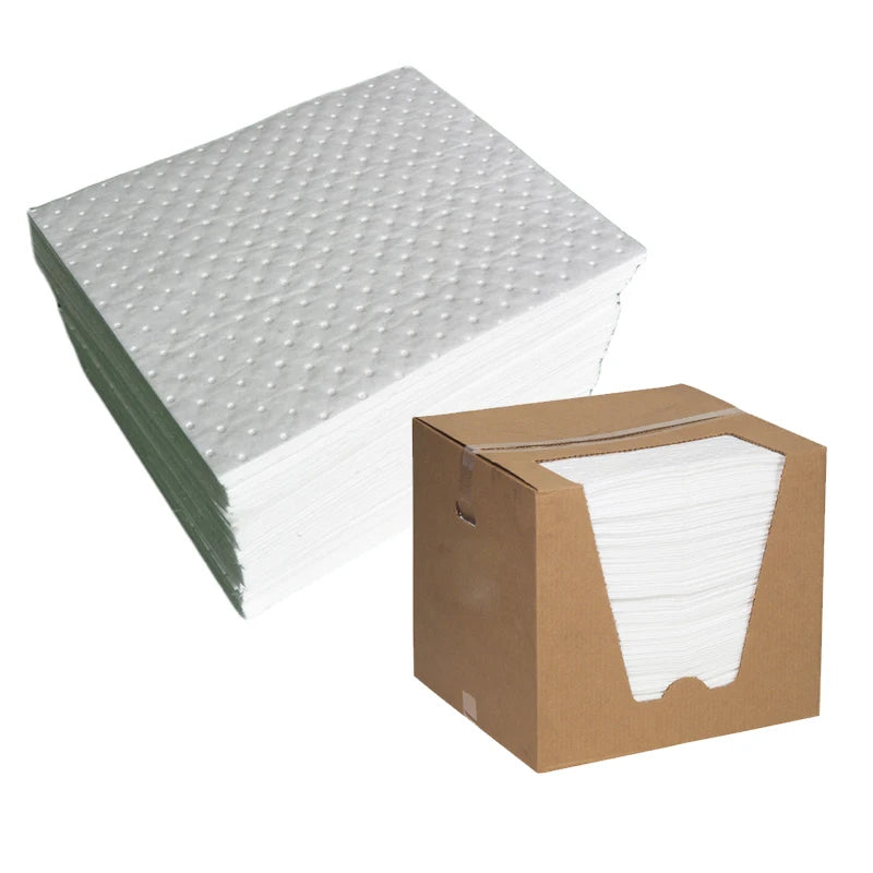 Oilspillpro OOA-M0350 Heavyweight Textile Oil Absorbent Pads & Mats Eco-Friendly Liquid Absorbing
