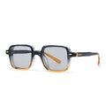 European American Retro Square Frame Sunglasses Trendy Street Photography Modern Charm Cross-Border 6092 Narrow Small Size