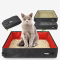 Wholesale Portable Vehicle Out Cat Toilet Oxford Cloth Waterproof Collapsible Litter Box