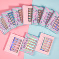 BTArtbox 30pcs Fake False Artificial Nails Press on Wholesale Short Soft Gel X 3D Luxury Design Thick Press on Nails Kit En Gros