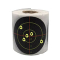 3inch 250pcs/roll Yellow and Red Splatter Burst Adhesive Paper Targets Shooting Targets