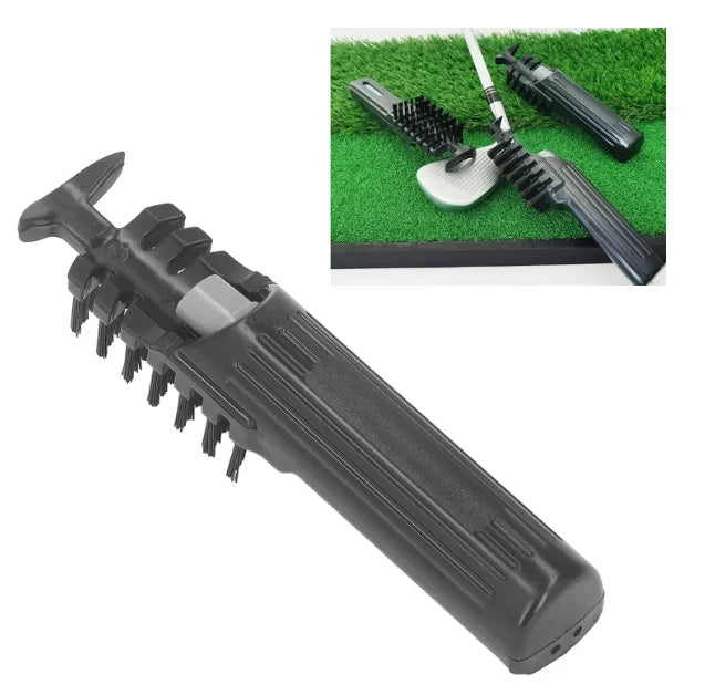 Wholesales Black Golf Water Brush with Spray Bottle for Cleaning Golf Clubs for Golf Course Use
